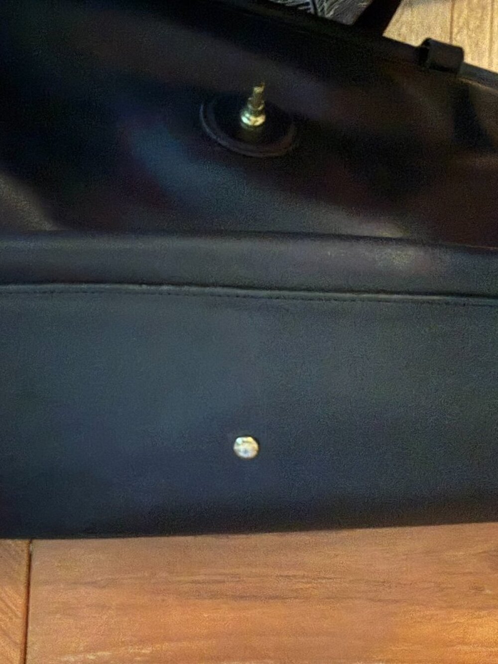 Vintage Coach Barclay Tote Black Glovetanned leather Briefcase #9096 - Picture 13 of 15